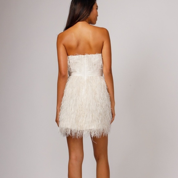Jay Godfrey Feather Dress - Picture 2 of 7